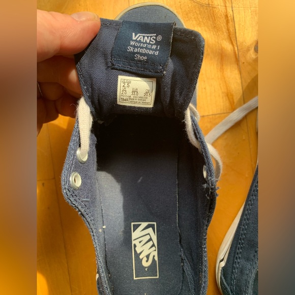 Vans for kids navy blue size 2,5 - Picture 3 of 4